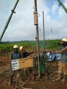 Survey Geolistrik, Topografi dan Hidrometri.
